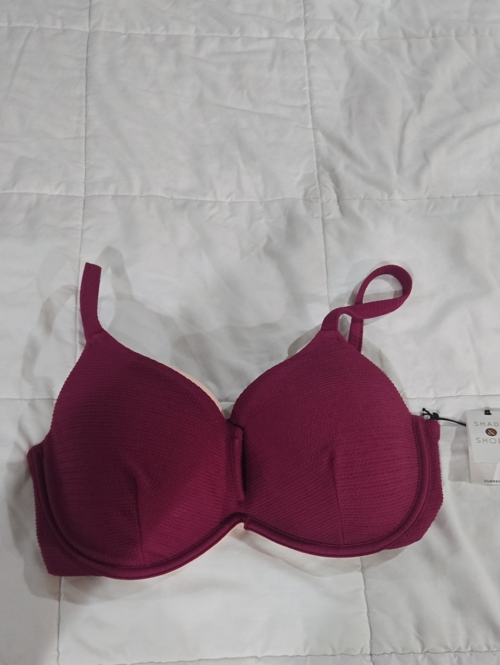 Shade & Shore Berry Molded Bra